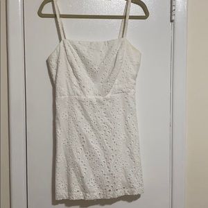 Urban Outfitters White Eyelet Dress